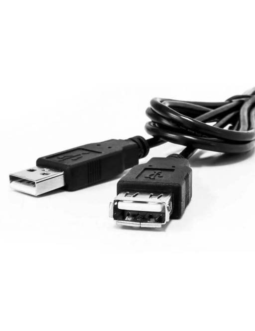 Vorago Cable Extension USB 2.0 A Macho - USB 2.0 A Hembra, 1.5 Metros, Negro SKU: CAB-105