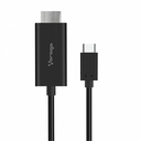 Vorago Cable HDMI Macho - USB-C Macho, 4K, 60Hz, 1.8 Metros, Negro SKU: CAB-304