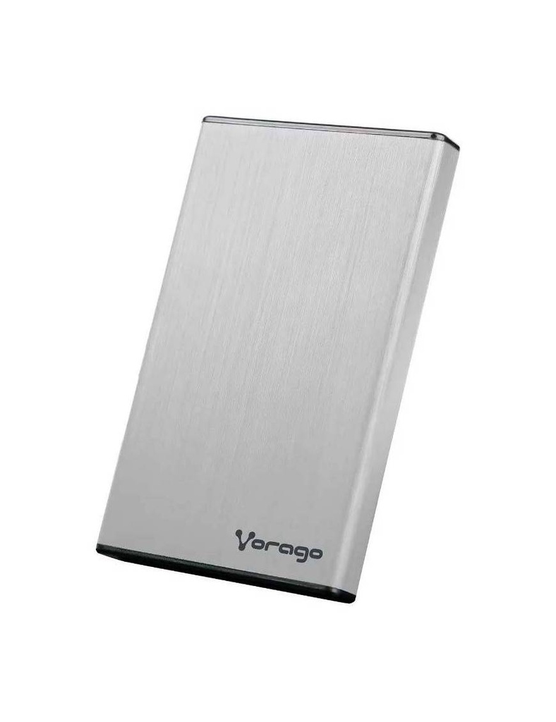 Vorago Gabinete de Disco Duro HDD-102, 2.5'', 2TB, SATA - USB 2.0, Plata SKU: HDD-102/P