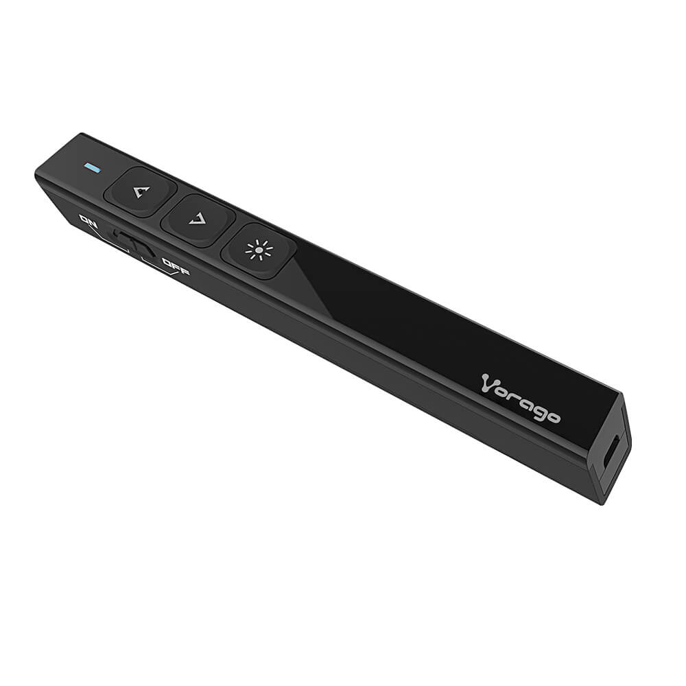 Vorago Presentador Láser LASP-300, USB, Negro SKU: LASP-300