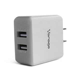 Vorago Cargador para Pared AU-106 V2, 5V, 2x USB 2.0, Blanco SKU: AU-106-WH