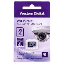 Memoria Flash Western Digital WD Purple SC QD101, 32GB MicroSDHC Clase 10 Para Cámaras IP de Videovigilancia SKU: WDD032G1P0C