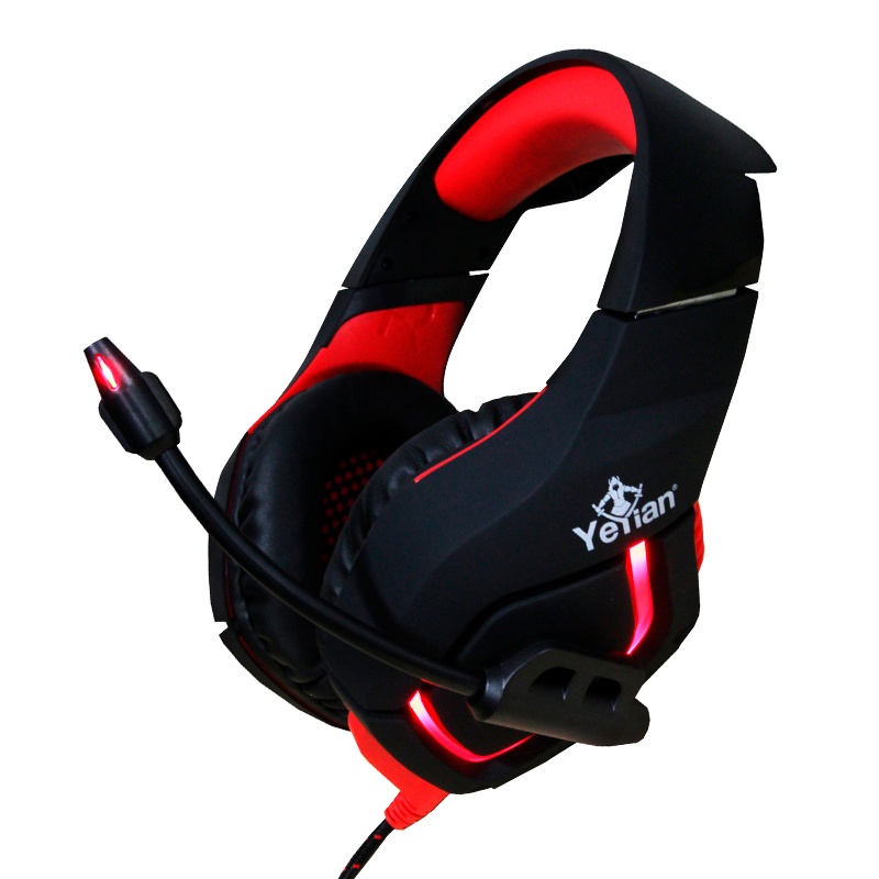 Yeyian Audífonos Gamer Wicked Serie 3000, Alámbrico, 2.2 Metros, USB, Negro/Rojo SKU: YDW-33402