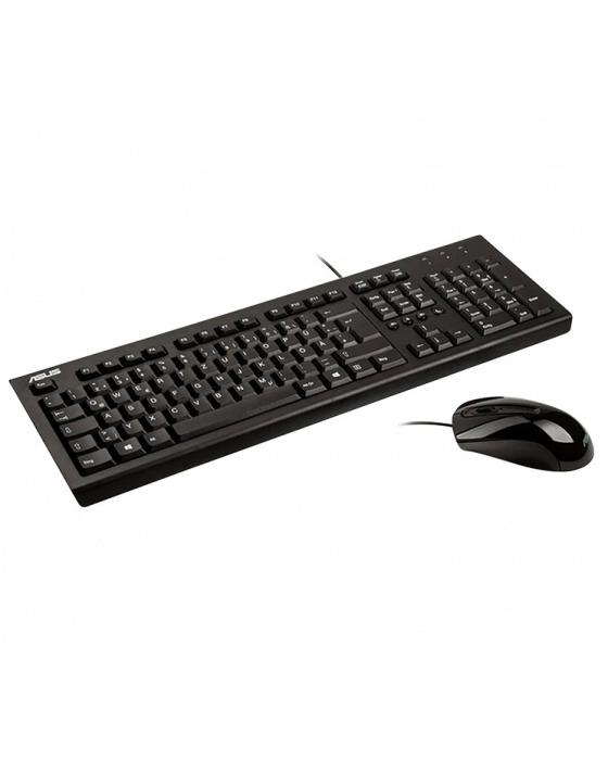 Kit de Teclado y Mouse ASUS U2000, Alámbrico, USB, Negro (Español) SKU: 90-XB1000KM00040