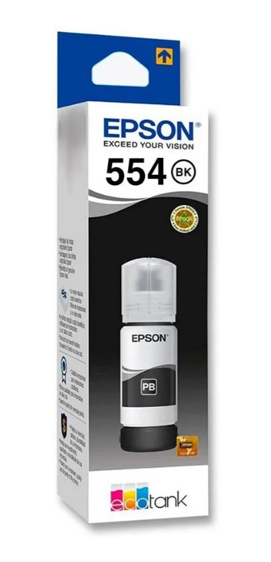 T554120-AL Negro Original Bote de Tinta Epson L8180, L8160 70ml SKU: T554120-AL