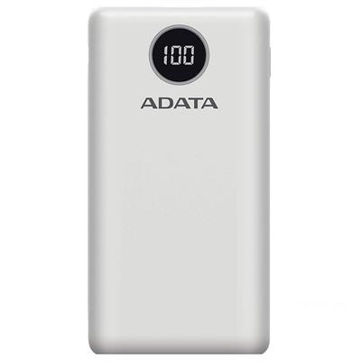 Cargador Portátil Adata P20000QCD, Power Bank 20.000mAh, Blanco SKU: AP20000QCD-DGT-CWH