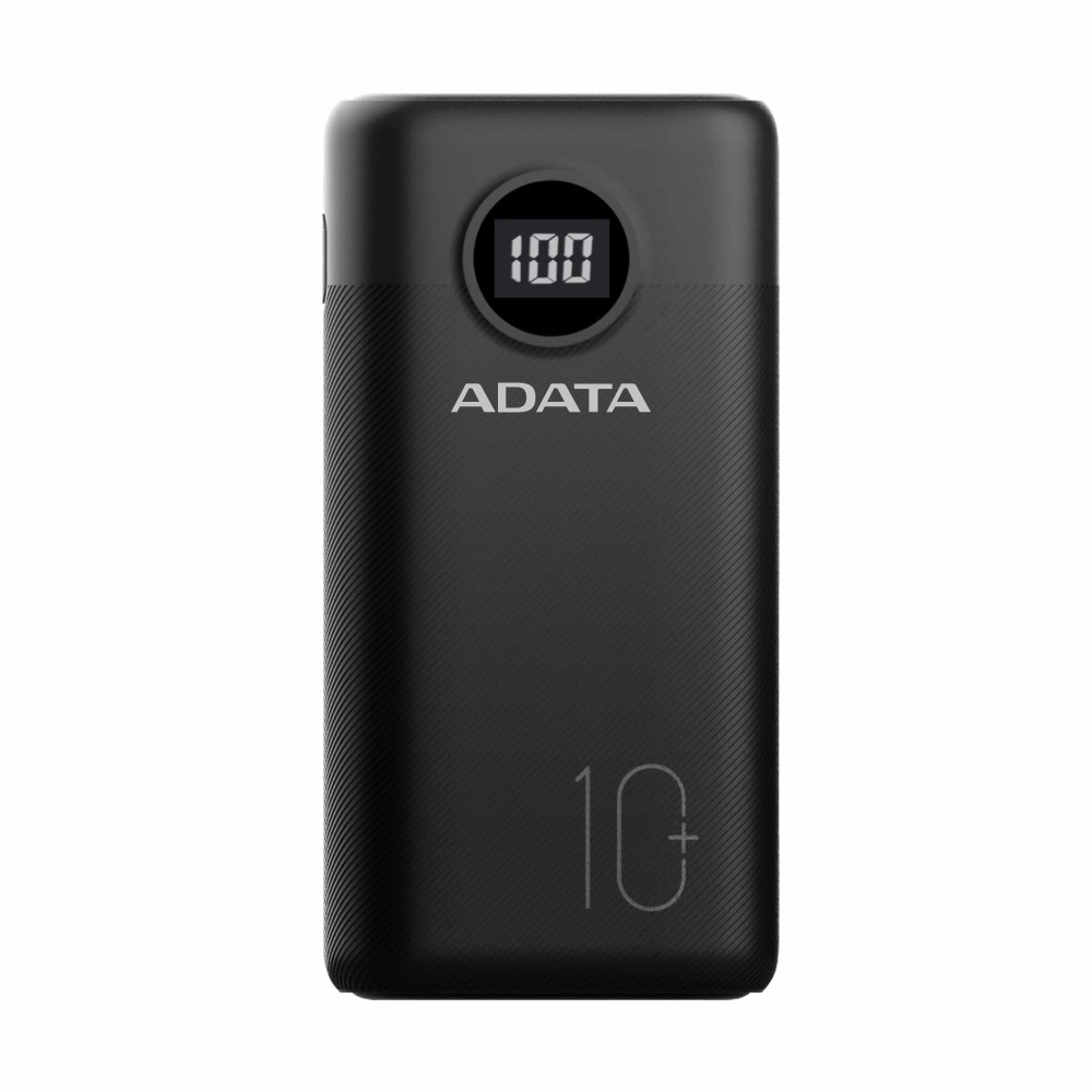 Cargador Portátil Adata Power Bank P10000QCD, 10.000mAh, Negro SKU: AP10000QCD-DGT-CBK