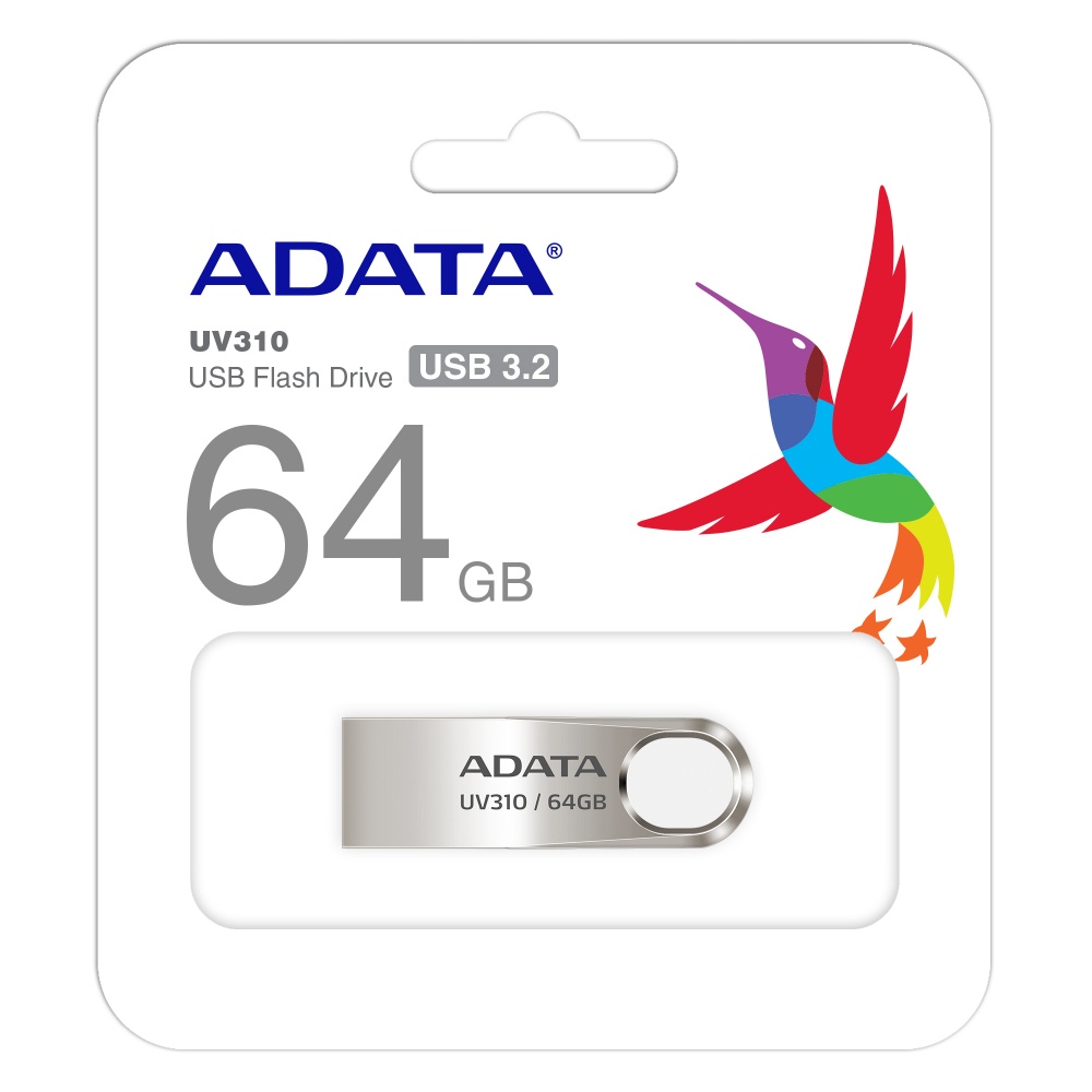 Memoria USB Adata UV210, 64GB, USB 2.0, Dorado Metálico SKU: AUV210-64G-RGD