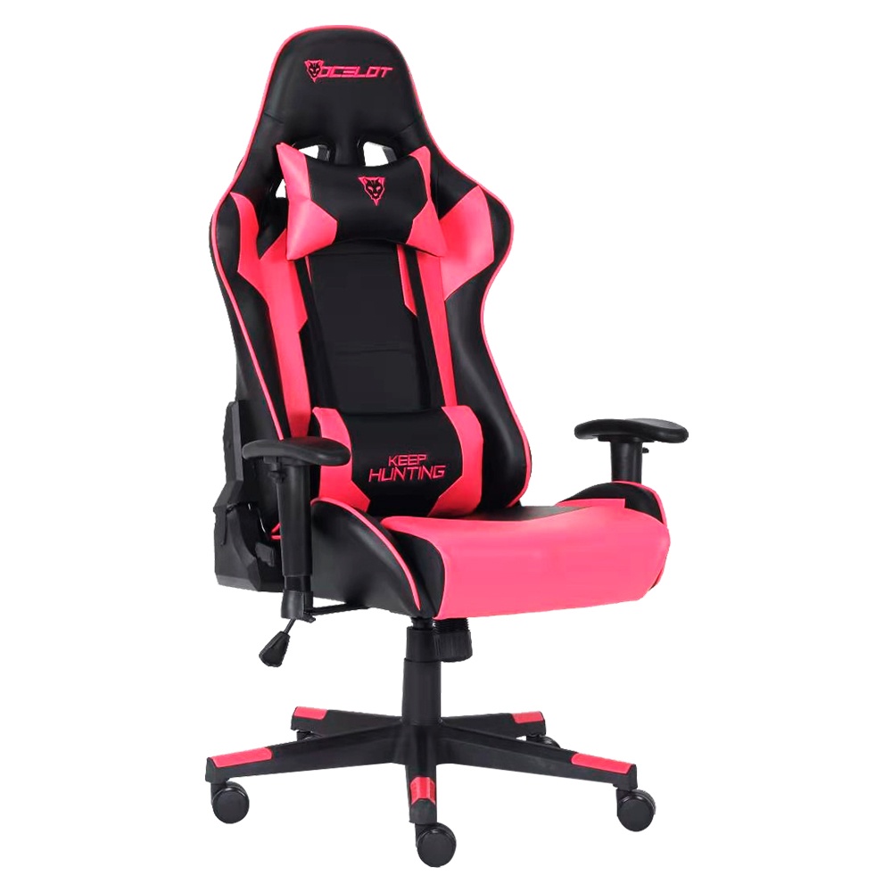 Ocelot Gaming Silla Gamer OGS-03, hasta 150Kg, Negro/Rosa SKU: OGS-03