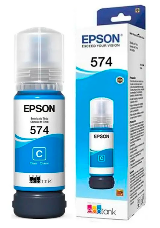 T574220-AL Cian Original Bote de Tinta Epson L8050, L18050 70ml SKU: T574220-AL