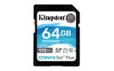 Memoria Flash Kingston Canvas Go! Plus, 64GB SDXC UHS-I Clase 10 RAM-3530 SKU: SDG3/64GB