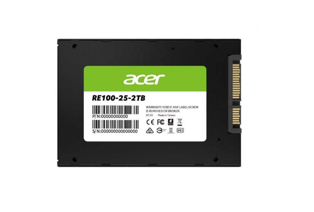 SSD Unidad de Estado Sólido SSD Acer RE100, 2TB, SATA III, 2.5" SKU: BL.9BWWA.110