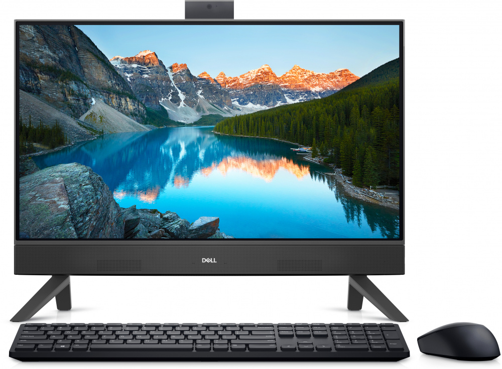 Dell Inspiron 5415 All-in-One 23.8" Touch, AMD Ryzen 5 7530U 2GHz, 8GB, 512GB SSD, Windows 11 Home 64-bit, Negro SKU: 8RHR3