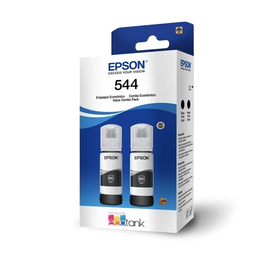 T544120-AL Negro Dual Original 2 Botes de Tinta Epson L1110, L3210, L3251, L1210, L3250, L5190, L3150, L3110, L5290, L1250, L5590 65ml SKU: T544120-ALDual