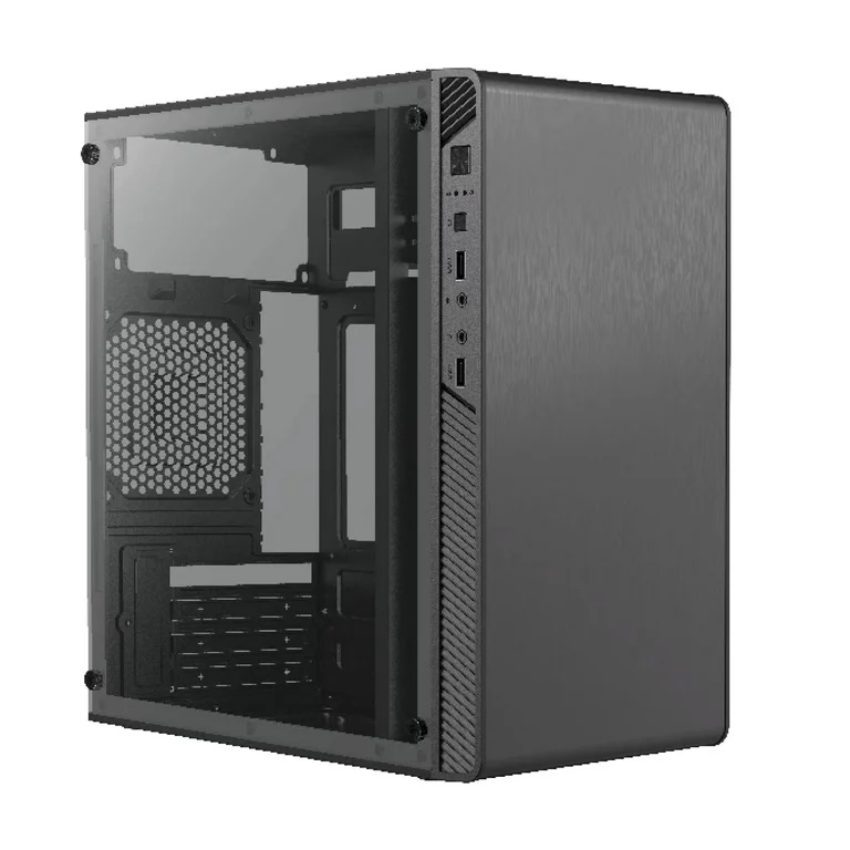 Gabinete Acteck Performance II GI215 con Ventana, Micro-Tower, Micro-ATX/ITX, USB 2.0, con Fuente de 500W, sin Ventiladores Instalados, Negro CS-856 SKU: AC-935777