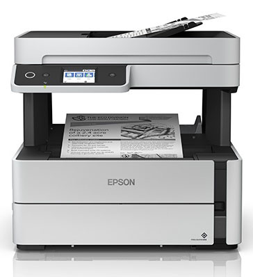 Multifuncional Epson EcoTank M3170, Monocromático, Tinta Continua, Tanque de Tinta, Inalámbrico, Impresora, Copiadora, Escaner, Fax, Duplex, Ethernet, 39ppm Negro, SKU: C11CG92301