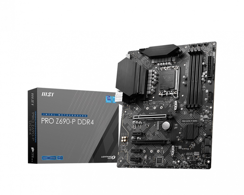 Tarjeta Madre MSI ATX PRO Z690-P DDR4, S-1700, Intel Z690, HDMI, 128GB DDR4 para Intel SKU: PRO Z690-P DDR4