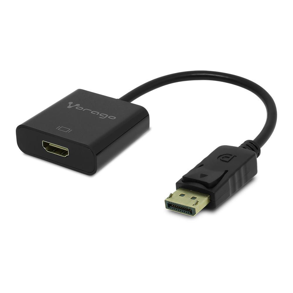 Vorago Adaptador DisplayPort Macho - HDMI Hembra, Negro SKU: ADP-300