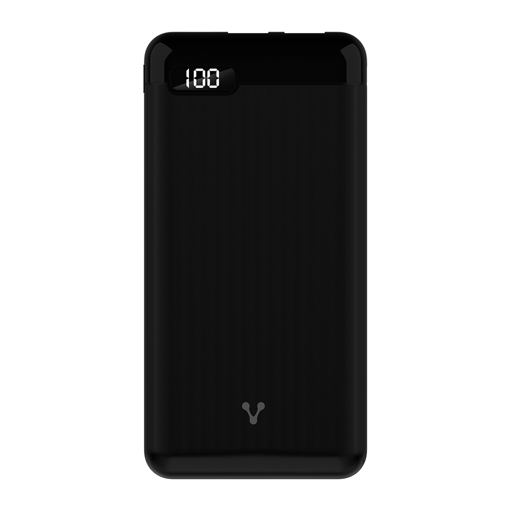 Cargador Portátil Vorago Power Bank PB-450-BK, 10.000mAh, Negro SKU: PB-450-BK