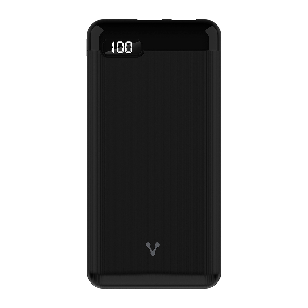 Cargador Portátil Vorago Power Bank PB-560, 20.000mAh, Negro SKU: PB-560-BK