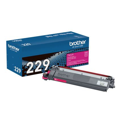 TN229M Magenta Original Cartucho de Toner Brother TN-229C HL-L3220CDW, HL-L3280CDW, HL-L3295CDW, HL-L3300CDW, HL-L8245CDW, MFC-L3720CDW, MFC-L3765CDW, MFC-L3780CDW, MFC-L8395CDW, DCPL3560CDW 1,200 Pag. SKU: TN229M