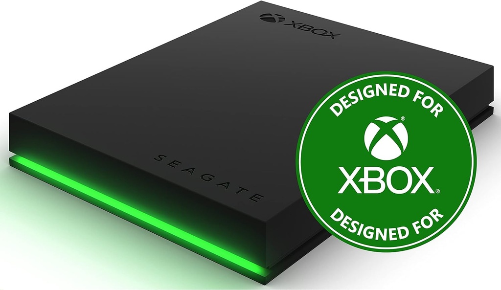 Disco Duro Externo Seagate Game Drive 2.5'', 2TB, USB, Negro - para Xbox SKU: STKX2000400