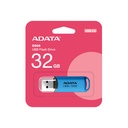 Memoria USB Adata C906, 32GB, USB 2.0, Azul SKU: AC906-32G-RWB