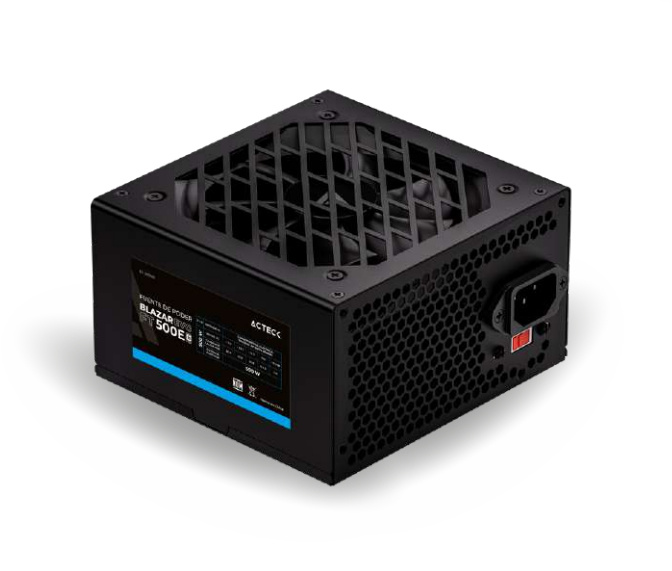 Fuente de Poder Acteck Blazar EVO FT500E, 20+4 pin ATX, 120mm, 500W CSP-573 SKU: ES-05001E