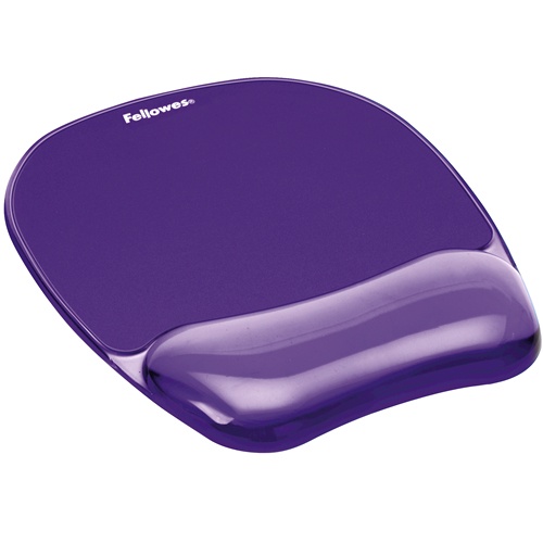 Mousepad Fellowes con Descansa Muñecas de Gel, 20x23cm, Grosor 2cm, Púrpura SKU: 91441