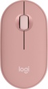 Mouse Logitech Óptico Pebble 2 M350s, Inalámbrico, RF + Bluetooth, 4000DPI, Rosa SKU: 910-007048