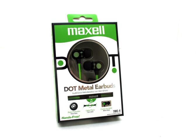 AUDIFONO MAXELL METAL DOT-8 MIC MRD 347509