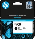 HP 938 Negro Original Cartucho de Tinta HP938 HP OfficeJet Pro 9110, 9120, 9130, 9720, 9730 1,250 Páginas SKU: 4S6X8PL