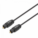 Manhattan Cable AUX Toslink Macho - Toslink Macho, 1 Metro, Negro Fibra Óptica SKU: 356060