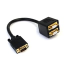 Cable de 0.3m Splitter Divisor VGA a VGA - Cable Multiplicador de Video Macho a Hembra para Dos Monitores CB-1938 SKU: VGASPL1VV