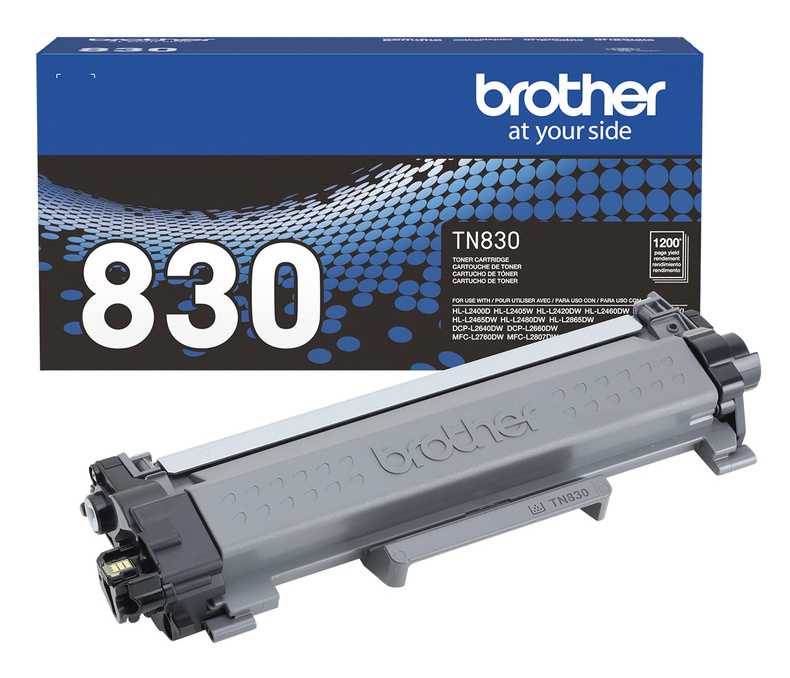 TN830 Negro Original Cartucho de Toner Brother TN-830   DCP-L2660DW 1,200 Pag. SKU: TN830