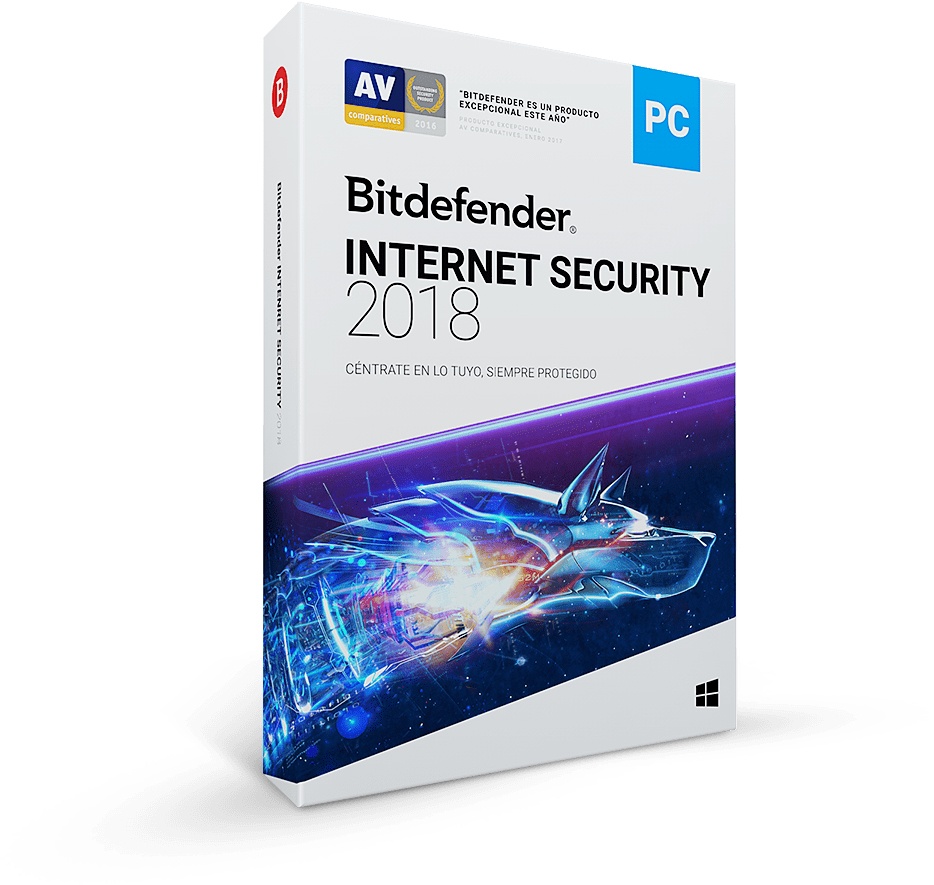 Bitdefender Internet Security 2018, 1 Usuario, 1 Año, Windows Antivirus SKU: TMBD-405