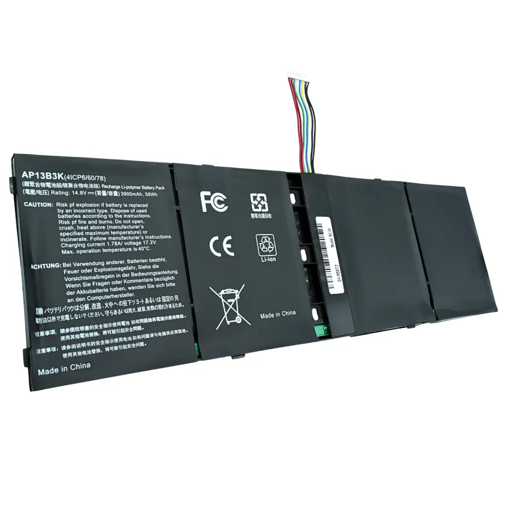 EKR5572 Bateria Interna (P) 14.8V para Acer V5-572, V5-572P, V5-573 ES1-511 ES1-512, R7-572 (AP13B3K / AP13B8K) SKU: EKR5572