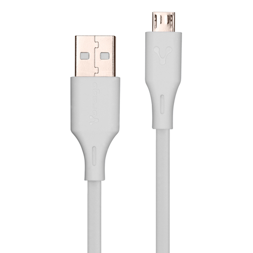 Cable USB Vorago CAB-M01W - USB-A a Micro USB - 1m - Blanco SKU: CAB-M01W