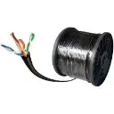 Condumex Bobina de Cable Cat5e UTP, 305 Metros, Relleno de Gel, Negro ACCCDM1010 SKU: 664464