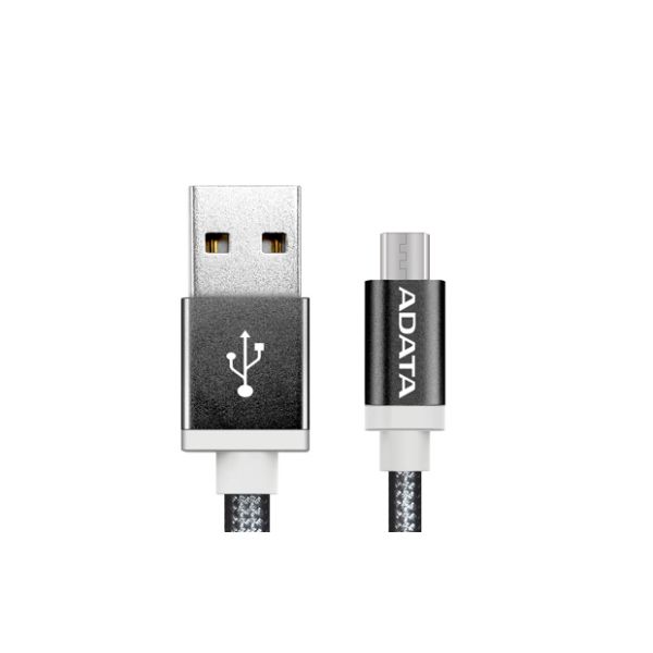 Adata Cable Android USB 2.0 A Macho - Micro USB 2.0 B Macho, 1 Metro, Negro SKU: AMUCAL-100CMK-CBK