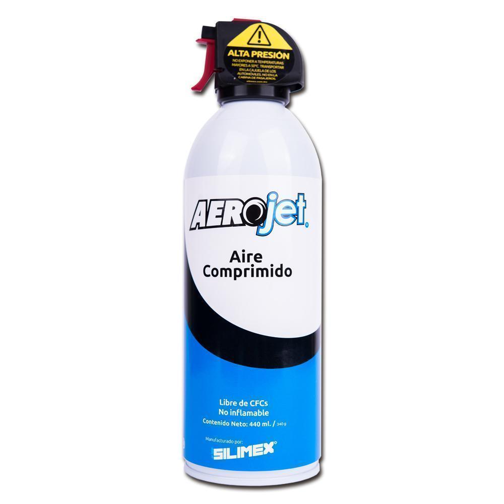 Aire Comprimido Removedor de Polvo SILIMEX de 440 ml. para limpieza de equipos electrónicos CN-2094 SKU: AEROJET-440