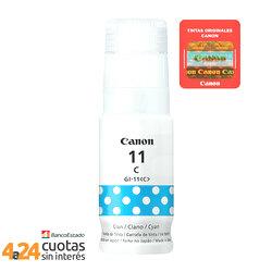 GI-11 Cian Original Bote de Tinta GI11 Canon G3160, G2160 70ml SKU: 4534C001