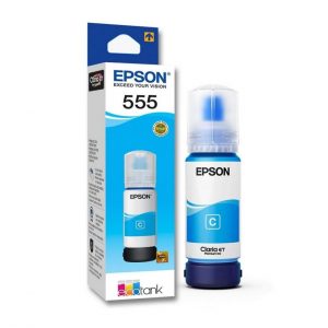 T555220-AL Cian Original Bote de Tinta Epson L8180, L8160 70ml SKU: T555220-AL