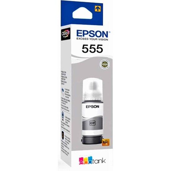 T555520-AL Gris Original Bote de Tinta Epson L8180, L8160 70ml T555520-AL