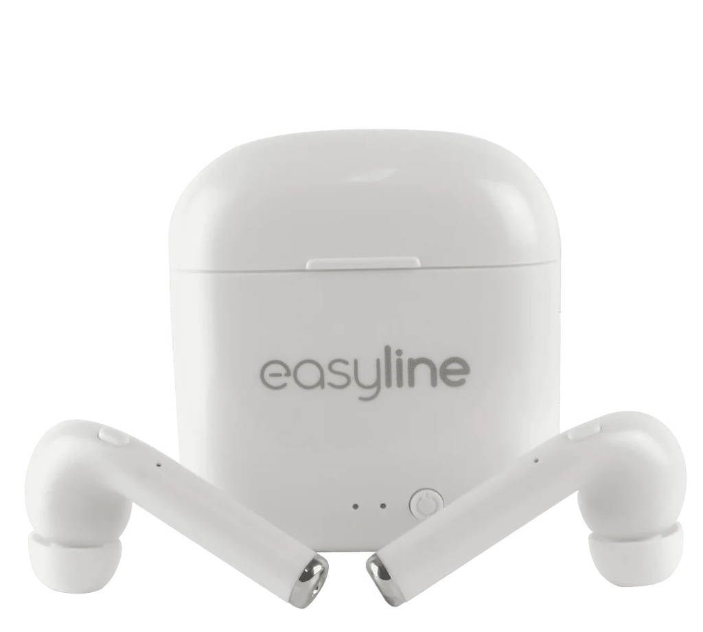 Easy Line Audífonos Intrauriculares EL-995470, Inalámbrico, Bluetooth, Blanco Perfect  Choice VIVA BUNDS TWS SKU: EL-995470