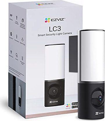 Ezviz Cámara IP Smart WiFi para Exteriores LC3, Inalámbrico, 2560 x 1440 Pixeles, Día/Noche 4 Megapixeles  SKU: LC3