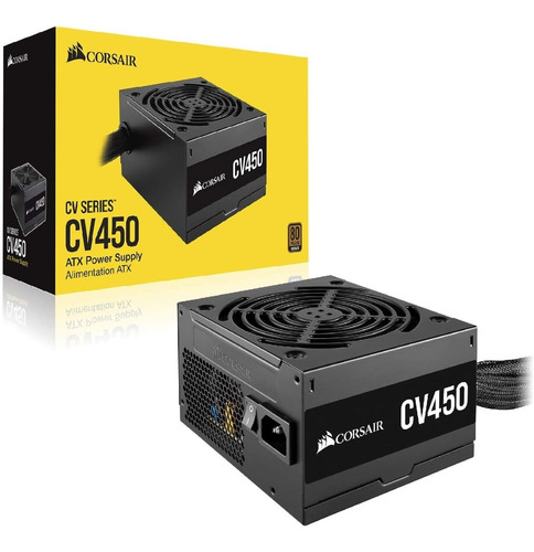 Fuente de Poder Corsair CV450 80 PLUS Bronze, ATX, 120mm, 450W SKU: CP-9020209-NA