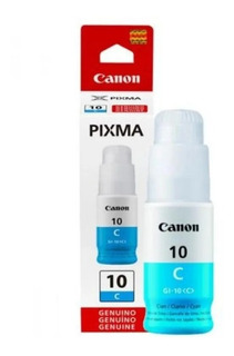 GI-10 Cian Original Bote de Tinta GI10 Canon Pixma G2010, G5010, G6010, G7010 70ml SKU: 3391C001AA