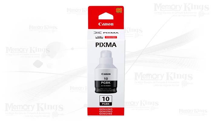 GI-10 Negro Original Bote de Tinta GI10 Canon Pixma G2010, G5010, G6010, G7010, GM2010 170ml SKU: 3382C001