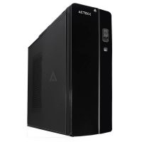 Gabinete Acteck Bern Slim TD-510, micro-ATX, USB 2.0, con Fuente de 500W, Negro SKU: GAPC-301